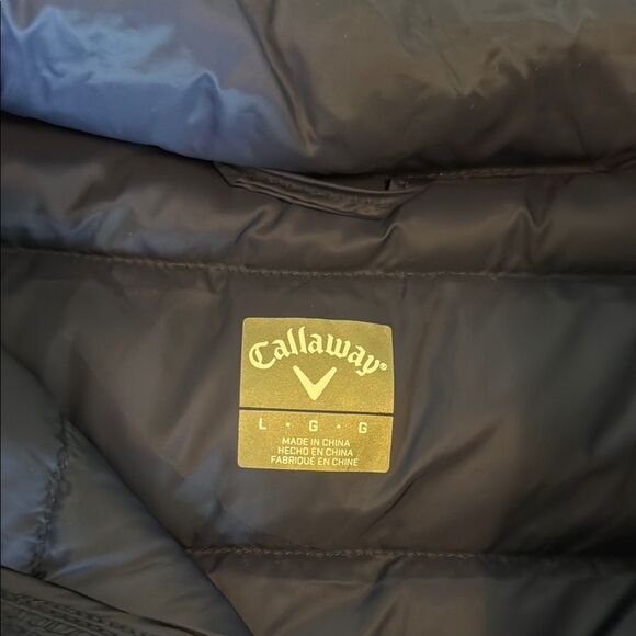 Callaway Navy Puffer Full Zip Vest size Large - Picture 5 of 10